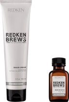 Redken Brews Shave Cream 150ml + Beard and Skin Oil 30ml