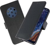 Bookstyle Wallet Cases Hoesje voor Nokia 9 PureView Zwart