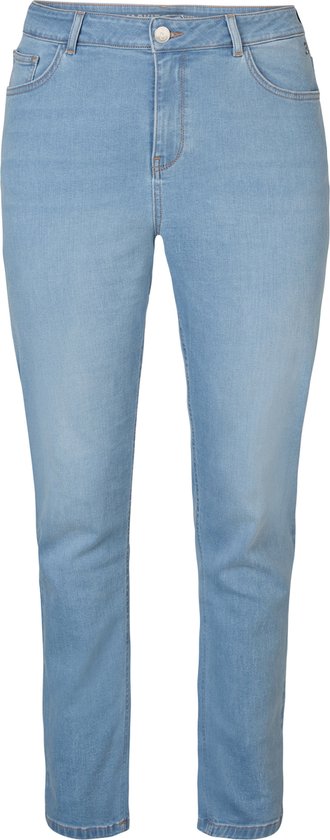 Miss Etam dames Jeans slim fit blauw - Plus