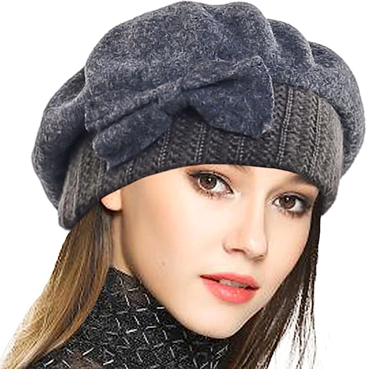 Baretten Dames Wollen Baret - Elegant & Comfortabel - One Size Fits Most | bol