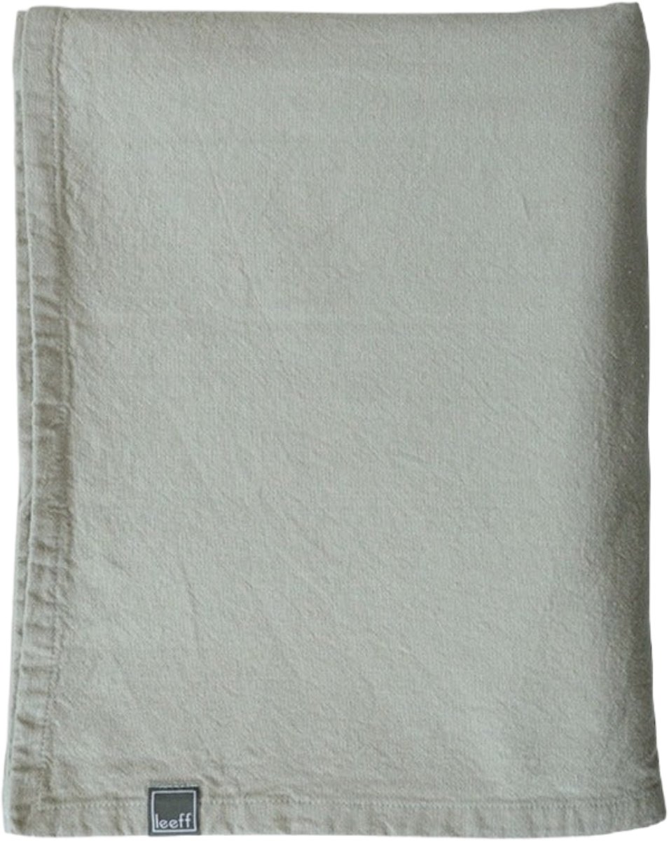Leeff tafelkleed lichtgrijs - Tafellinnen - Katoen - 140x230cm