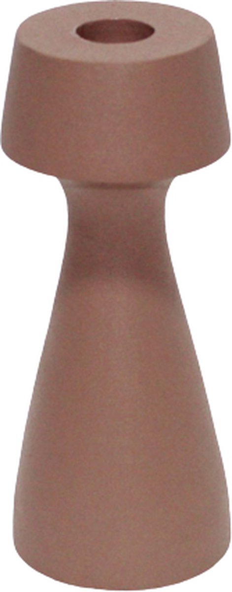Branded by Kandelaar - Branded by - kandelaar Marle nude - 16 cm hoog Roze