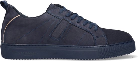 McGregor Heren Sneakers Blauw Lage Sneakers Nubuck Veters