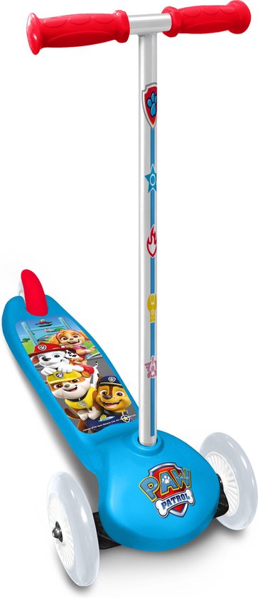 Nickelodeon Paw Patrol 3-wiel Kinderstep Voetrem Blauw