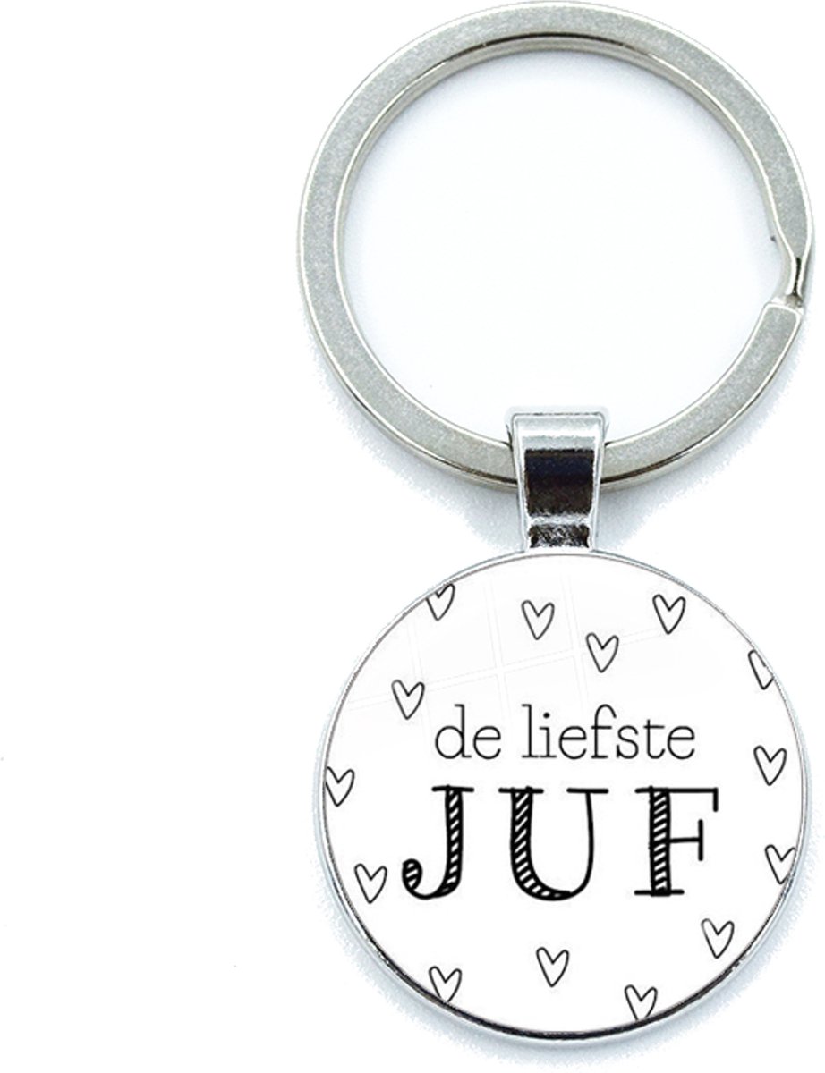 Sleutelhanger voor juf - Liefste Juf
