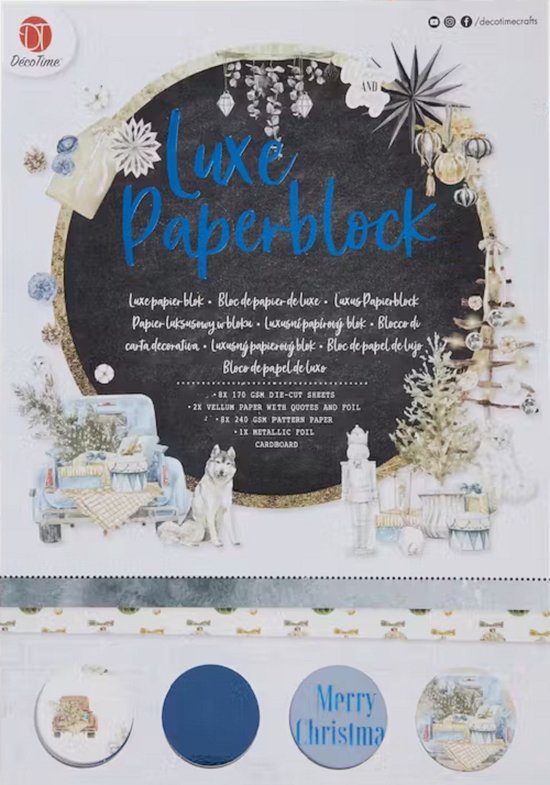 Deco Time - Luxe papier blok - Scrapbooking - Kaarten maken