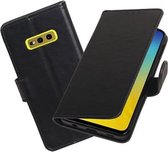 Motief Bookstyle Hoesje voor Samsung Galaxy S10e Zwart