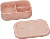 Dutchiez- Siliconen Lunchbox- Misty Pink- Dots