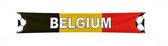 Folat - Straatbanier België 360x60cm - EK voetbal 2024 - EK voetbal versiering - Europees kampioenschap voetbal