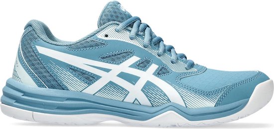 Foto: Asics court slide 3 blauwe tennisschoenen 37