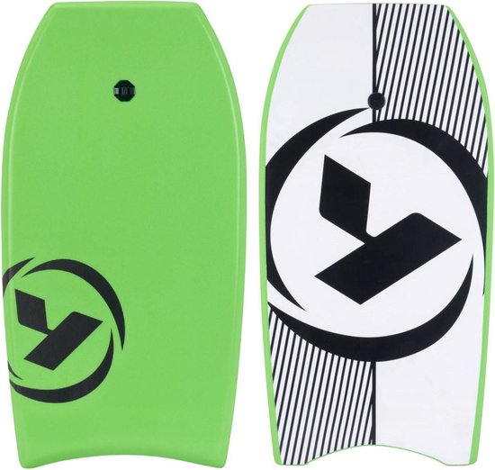 Yello 42” Slick Corp Bodyboard Groen: Perfect voor Volwassenen; 157-188 cm & 60-100+ kg - Ultieme Golfsurf Ervaring