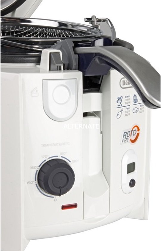 Alpina Frituurpan 2.5 Liter - Friteuse met Deksel - 1800W - Wit 8711252245218 - Vergelijk prijzen