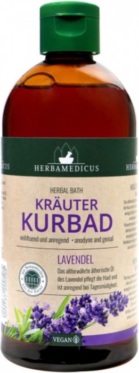 Kruidenbadschuim Lavendel - 500 ml - Herbamedicus - vegan