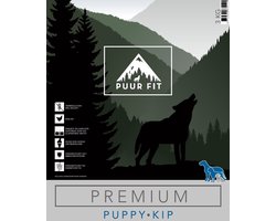Puur Fit Premium Puppy Middel en Grote Rassen Kip 1 kg