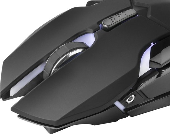 Mars Gaming MMW muis RF Draadloos Met Batterij Optisch 3200 DPI Ambidextrous