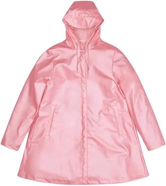Regenjas Dames - RAINS - A-Line Jacket Pink Sky - Maat XS