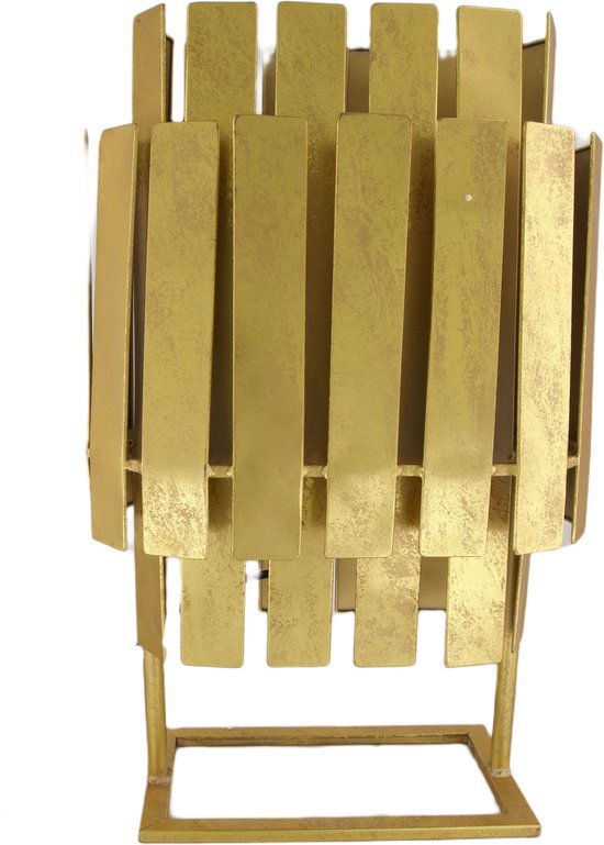 DKNC - Tafellamp Pune - Metaal - 37x18x58cm - Goud