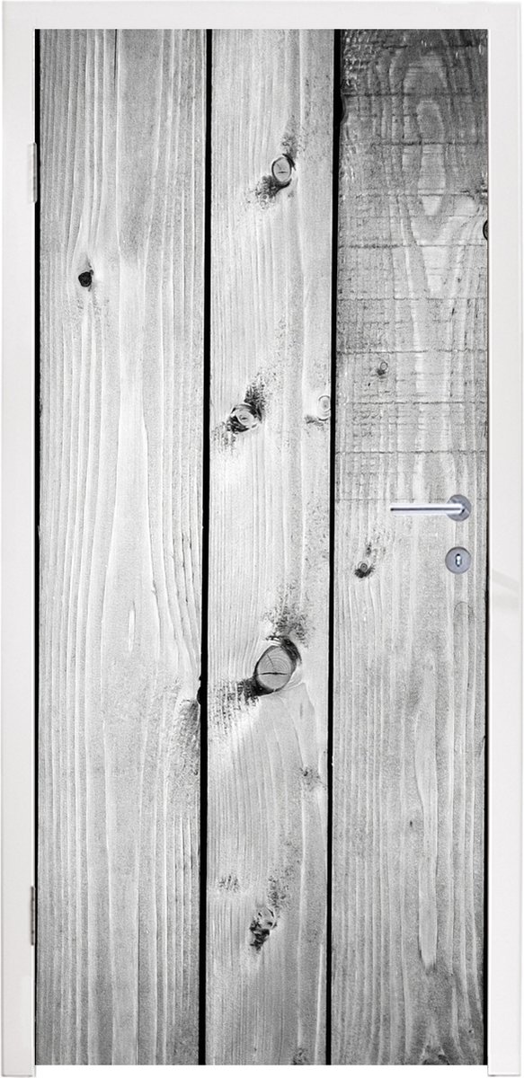 Autocollant De Porte Tulup - Motif 'Portes De Vieil' Bleu - Dimensions 75x205 Cm - Neuf