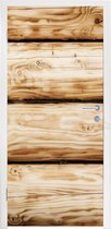 Deursticker Landelijk - Plank - Houten - 95x215 cm - Deurposter