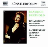 Beatrice Berthold - Klaviersonate / Klavierstuecke (CD)