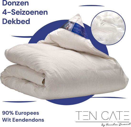 Cate Donzen Eenpersoons 4-Seizoenen Dekbed - 140x220 - Extra Lang 90%... | bol.com