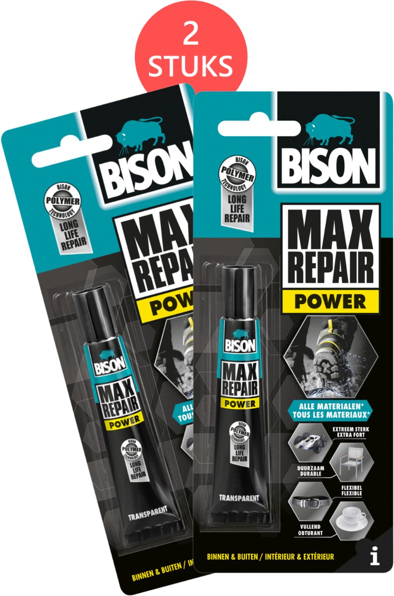 Bison max repair power - 20 gram - 2 stuks