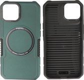 Coque MagSafe pour iPhone 11 Pro - Coque arrière antichoc - Vert foncé