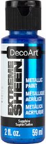 Acrylverf - Safir - Metallic - Extreme Sheen - DecoArt - 59 ml