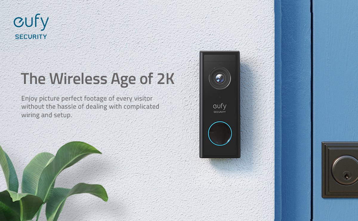 Afbeelding 2 van Bundel Eufy Doorbell 2K & EufyCam 2C Add-on camera