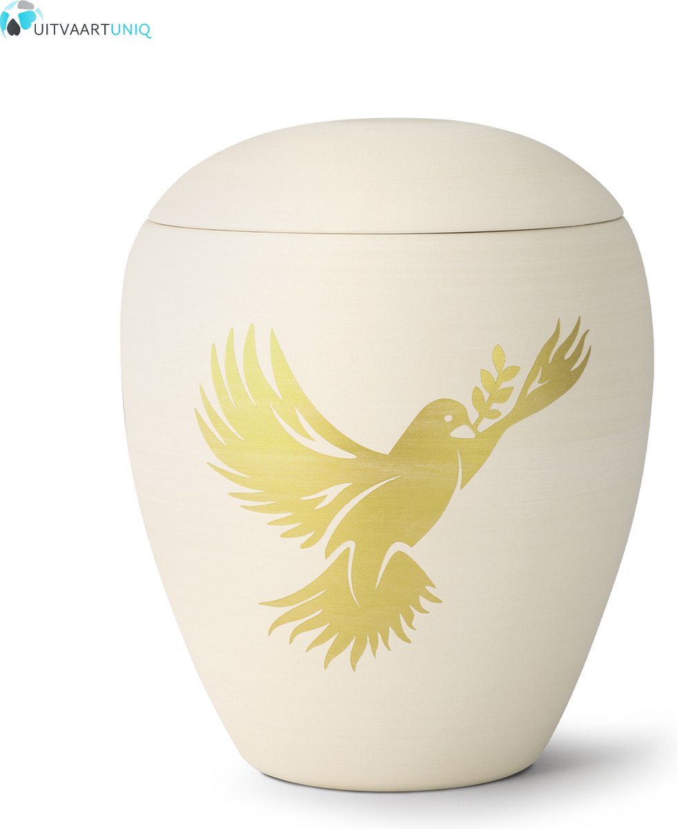 Siena vredesduif urn - Keramiek