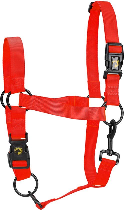 Excellent Horse - S (Shet) - Essential Halster - Halster voor paard - Geschikt voor paarden - Rood Excellent Horse - S (Shet) - Essential Halster - Halster voor paard - Geschikt voor paarden - Rood