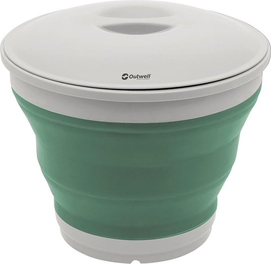Outwell - Emmer - met - deksel - Shadow - inklapbaar - rond - groen — afbeelding 2