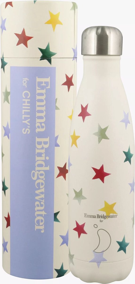 Emma Bridgewater Chilly's Bottle 500ml Polka Star