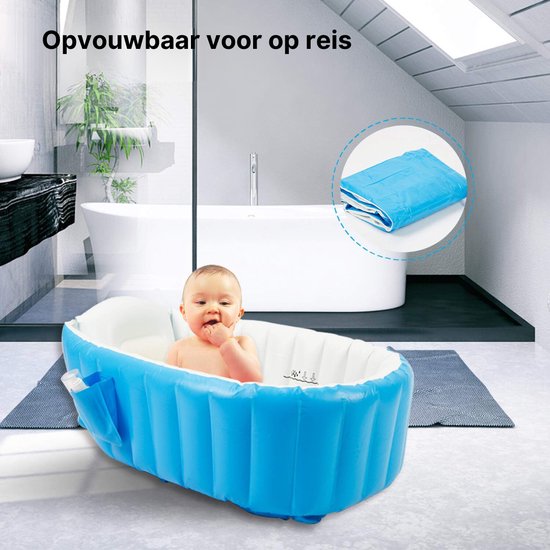 Opblaasbad 3 In 1 - Opblaasbaar Bad Voor Volwassenen Met Anti-Slip Bodem - Opblaasbare Badkuip Comfortabel - 100% Tevredenheidsgarantie - Ergonomische Houding - 78*45*28 Cm - Incl. Pomp — afbeelding 5