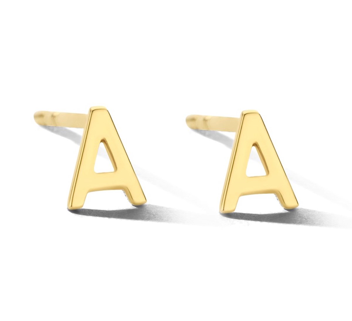 Geelgouden Oorknop letter G 4024000