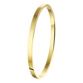 Zilgold (or jaune avec noyau en argent) charnière de bracelet tube plat massif 0 mm 5000301
