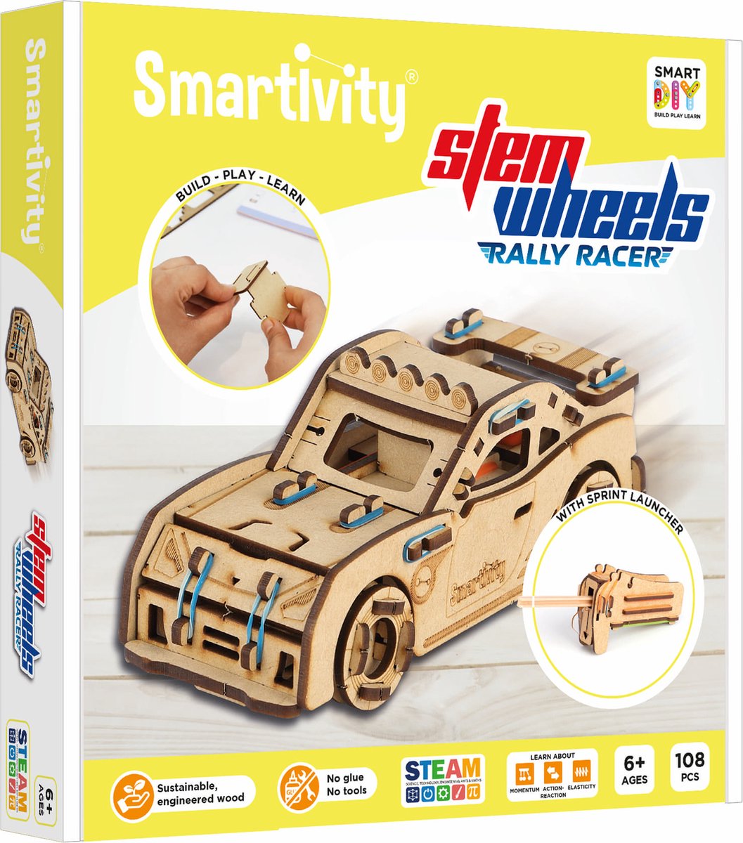 SmartGames Stem Wheels Rally Racer leerspel