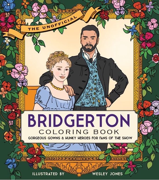 Unofficial Bridgerton Coloring Book - cover
