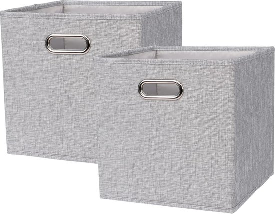 Present Time Opbergmand Mellow Vilt 3 Formaten – Stijlvolle en Unieke Opberger – Bureau Mand – Opberg Box – Blauw | Best Deals Online BV
