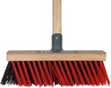 Synx Tools Harde Bezem Rood - Tuinbezem 30cm