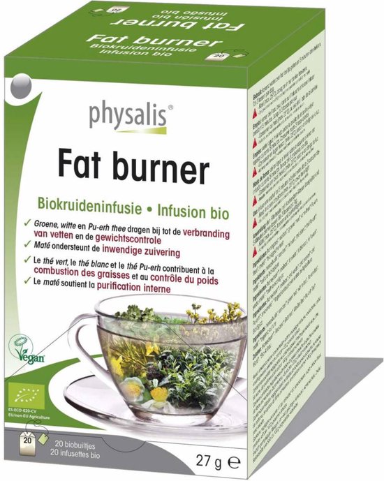 Physalis Fat burner thee bio 20 Zakjes