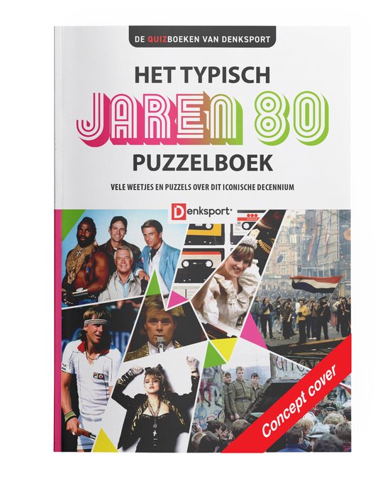 Denksport Puzzelboek - Het Typisch Jaren 80 Puzzelboek - logische puzzel