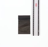 200x Gripzakjes 60x80mm Zwarte Tint - Black Tint 50 Micron Kwaliteit - Ziplock Zakjes