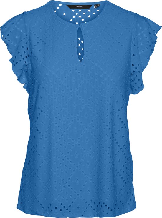 Foto: Vero moda vmtassa ss o neck top jrs ga dames top maat s