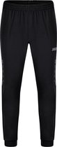 Jako - Polyester Pants Challenge Women - Zwart/grijze Trainingsbroek-38