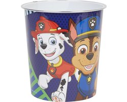 foto van Prullenbak Paw Patrol - Kunststof Prullenmand voor Kinderkamer - Papierbak - Afvalemmer