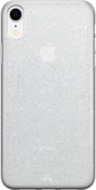 xoxo Wildhearts siliconen glitter hoesje - Sparkle Away Transparent - Geschikt voor iPhone XR - Shockproof case met glitters - Transparant