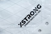 Bâche Xstrong Pro 200 Blanc 4x6 - 100% imperméable - Qualité industrielle