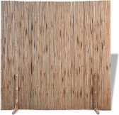 The Living Store Bamboe Tuinhek - Bruin - 180 x 170 cm - Flexibel