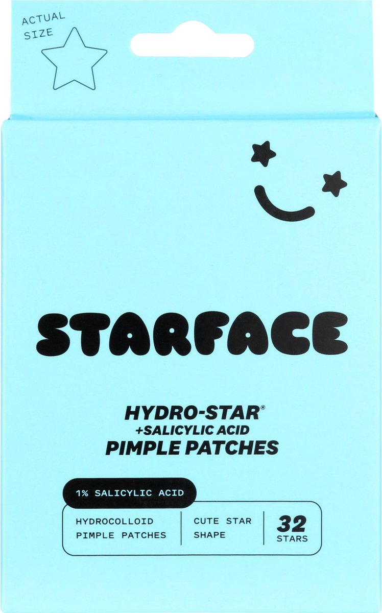 Starface Salicylic Acid Hydro-Star Pimple Patches 32 Count for All Skin Types